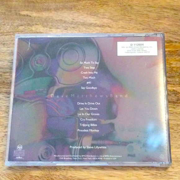 Dave Mathews Band - Crash CD - Picture 2 of 5